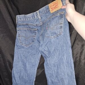 Levi's Men's Blue Jeans 32x29 501 button fly